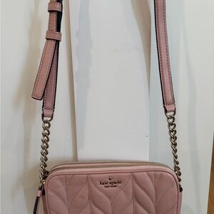 Kate Spade Blush Quilted Crossbody Bag